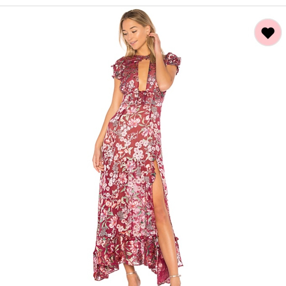 For love and lemons flora maxi dress